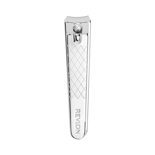 Best Nail Clippers #7 from REVLON Revlon Nail Clipper With File, Manicure Care Tool With a Curved Blade for an Accurate Trimming and Grooming, Easy to Use (Pack of 1)