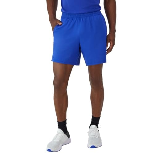 Best Moisture-Wicking Running Shorts #7 from Hanes Hanes Men's Moves Performance, Athletic Moisture-Wicking Shorts with Pockets, 6”, DEEP Royal, 3X Large