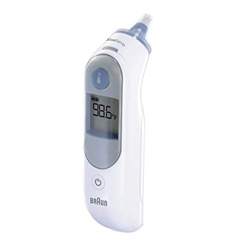Best Thermometer for Adults #5 from Braun Braun ThermoScan 5 Ear Thermometer - ExacTemp Stability Indicator for Professional Accuracy, Digital Display, Baby and Infant Friendly, No.1 Brand Recommended by Pediatricians