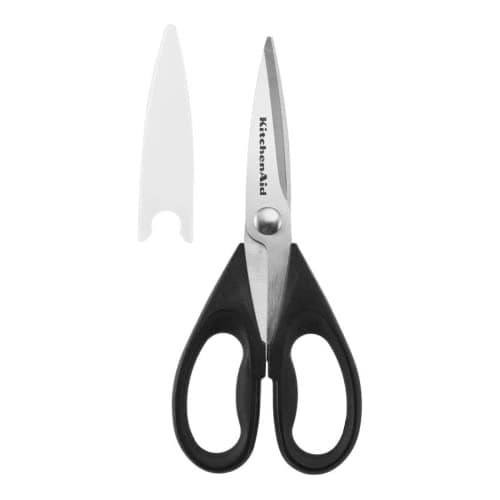 Best Kitchen Shears #10 from KitchenAid KitchenAid All Purpose Kitchen Shears with Protective Sheath Durable Stainless Steel Scissors, Dishwasher Safe, Soft Grip Comfort Handle, 8.72 Inch, Black