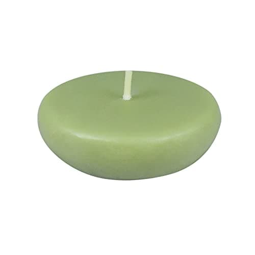 Best Pink Floating Candles #8 from Zest Candle Zest Candle 24-Piece Floating Candles, 2.25-Inch, Sage Green