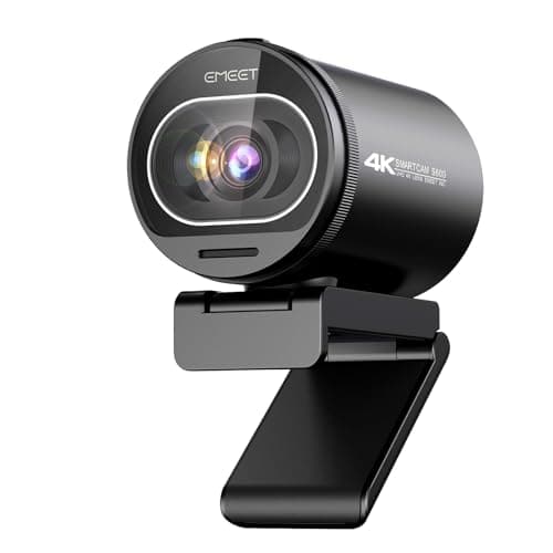 Best Webcams #7 from EMEET EMEET S600 4K Webcam for Streaming - Sony 1/2.55'' Sensor, PDAF Autofocus, 1080P@60FPS, 2 Noise Reduction Mics, Built-in Privacy Cover, 73° FOV, Streaming Camera for Live Commerce/Gaming/Beauty