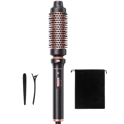 Best Styling Tools #6 from wavytalk Wavytalk Thermal Brush, 1 1/2 inch Heated Round Brush with Detachable Head, Velvet Pouch and Dual Voltage for Travel, Easy to Create Blowout Look, Rose Gold