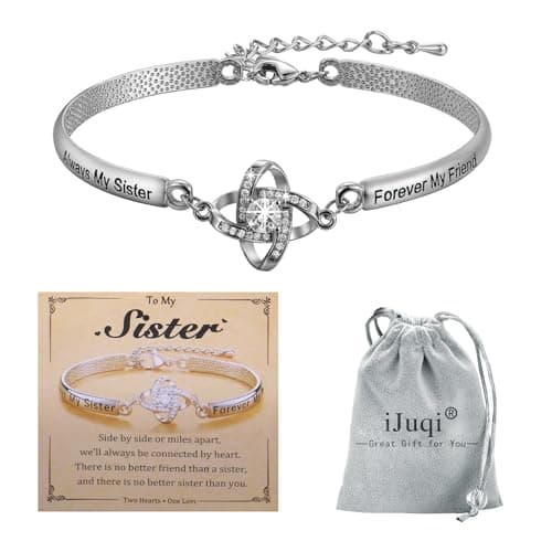 Best Bracelets for Sister #1 from iJuqi iJuqi Sister Birthday Gift from Sisters - Big Middle Little Sis Bracelet Christmas Gifts Mother's Day Gifts for Sister