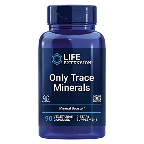 Best Mineral Supplements #6 from Life Extension Life Extension Only Trace Minerals, a Daily dose of zinc, Chromium, Boron, Copper, Manganese, Vanadyl sulfate, Gluten-Free, Non-GMO, Vegetarian, 90 Capsules