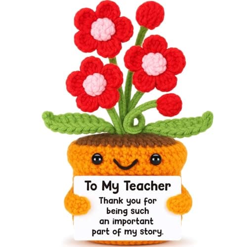 Best Valentine's Day Gifts for Teacher #3 from Agantree art Teacher Appreciation Thank You Gifts Valentines Day Gifts for Teachers – Handmade Appreciation Present from Student, Cute Desk Decor for Valentine's Day, Birthday, Graduation, Teacher Week