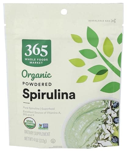 Best Spirulina Powders #8 from 365 by Whole Foods Market 365 by Whole Foods Market, Organic Spirulina Superfood Powder, 4 Ounce