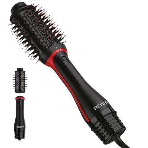 Best Hair Dryer Brushes #2 from REVLON REVLON One Step Volumizer PLUS Hair Dryer and Styler - More Volume, Less Damage, and More Styling Control for Easy and Fast Salon-Style Blowouts, Plus Travel Friendly (Black)