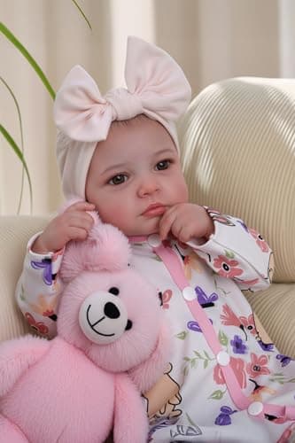 Best Baby Dolls #1 from BABESIDE BABESIDE Reborn Baby Dolls - 20-inch Cute Soft Vinyl Realistic Baby Doll Real Life Baby Dolls with Complete Accessories Perfect for Cuddling, Playtime, and Gift Giving