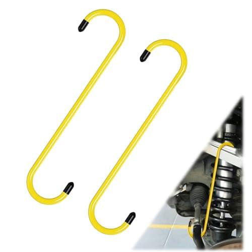 Best Automotive Tools #6 from BFXM BFXM 2PCS Brake Caliper Hanger Compression Mechanic Tool with Rubber Tips, Durable Steel, Rust-Proof Automotive Tools for Braking, Axle, Suspension, Herramientas para Extensión de Frenos