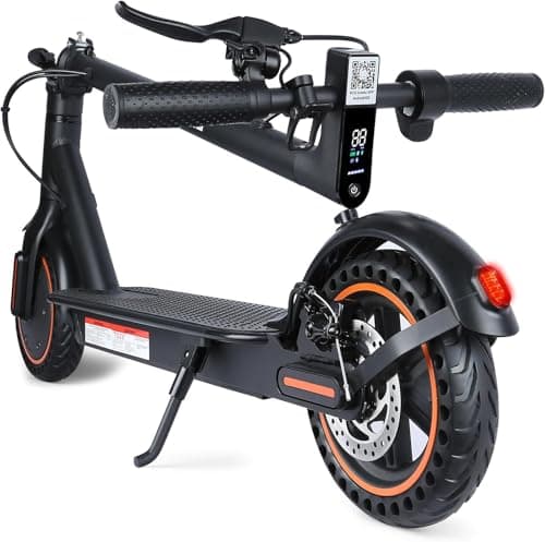 Best Electric Scooters #10 from widoway Electric Scooter Adults, Peak 500W, Max 19 Mph Speed, 19 Miles Long Range, 8.5 Inch Solid Tires, Portable Folding E-Scooter for Commuting with Dual Brakes, APP Control & Front & Rear Lights