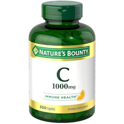 Best Vitamin C Supplements #5 from Nature's Bounty Nature's Bounty Vitamin C 1000mg, Supports Immune and Antioxidant Health, Vitamin C Supplement, 1 Per Day, 300 Vegetarian Caplets