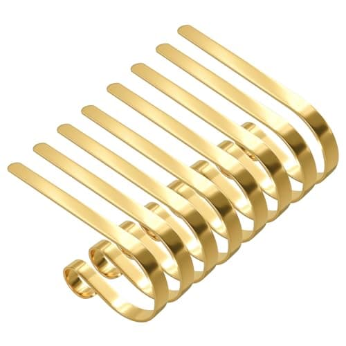 Best Stocking Holders #2 from Ginbel Direct Ginbel Direct 8 Pack Christmas Stocking Holders Mantel Stocking Hanger Holder Christmas Decoration Supplies