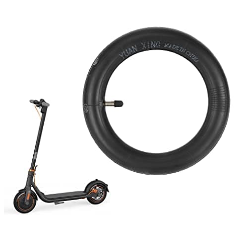Best Segway Scooters for Adults #7 from ZAITUO ZAITUO 10 x 2.125 10" Rubber Pneumatic Tire + Butyl Rubber inner Tube Replace for Segway Ninebot F Series (F20 F25 F30 F35 F40 F65) D28U Electric Kick Scooter Tyre Wheel Parts (inner tube x1)