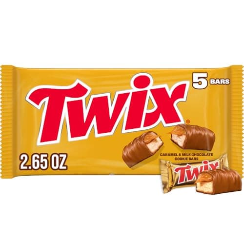 Best Twix Cookie Bars #6 from Twix TWIX Caramel Fun Size Chocolate Cookie Candy Bar 3.28-Ounce 6-Count Pack