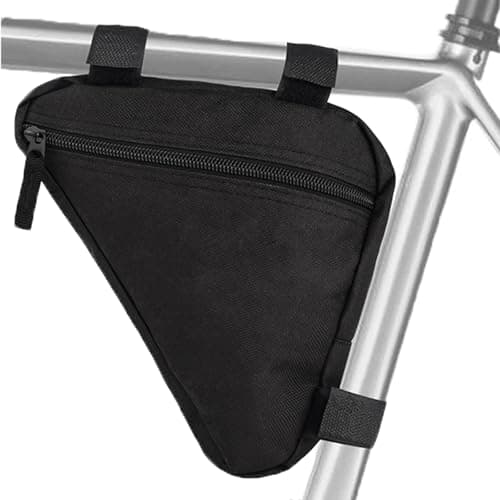 Best Bike Accessories #6 from COTOUXKER COTOUXKER Bike Frame Bag, Mountain Bike Bag for Road and Mountain Bikes Lightweight Cycling Storage Bags (Small black)