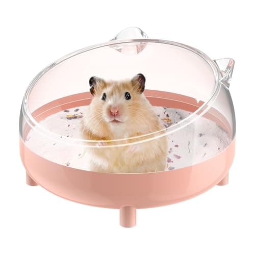 Best Hamster Sand Bath Containers #5 from Pawfly Pawfly Hamster Sand Bath Container, Hamster Sand Bath Box, Hamster Bathtub, Hamster Bathroom, Hamster Toilet, Plastic Dust Bath for Dwarf Hamsters, Syrian Hamsters, Mice, Gerbils & Small Animals