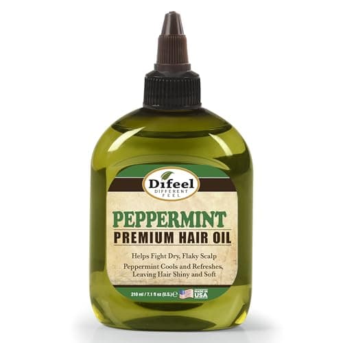 Best Peppermint Essential Oils #7 from Difeel Difeel Premium Natural Hair Oil - Peppermint Oil 7.1 Ounce - For Dry & Flaky Scalp, Cools & Refreshes Hair, Leaves Hair Shiny & Soft, Provides Immediate & Long Lasting Benefits For Hair