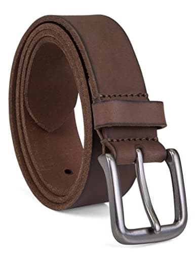 Best Belts for Jeans #1 from Timberland Timberland Men's 35mm Classic Buckle Jean Leather Belts, Dark Brown, 40