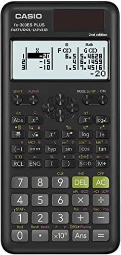 Best Standard Function Calculators #5 from Casio Casio fx-300ES Plus 2nd Edition – Standard Scientific Calculator | 262 Functions, Natural Textbook Display℠ | Ideal for Middle School, High School Math, Statistics & Algebra | Black