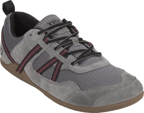 Best Xero Shoes for Men #8 from Xero Shoes Xero Shoes Men’s Prio Suede Barefoot Athletic Sneaker, Steel Gray, 10