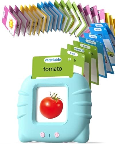 Best Educational Toys #1 from Airbition Airbition Talking Flash Cards for Toddlers 1 2 3 4 Year Olds, Montessori Language Learning with 224 Words, Pocket Speech Therapy and Autism Playthings, Children's Sensory Educational Device