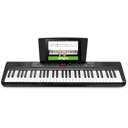 Best Piano Keyboards #2 from Alesis Alesis Melody 61 MK4 Keyboard Piano for Beginners with 61 Keys Speakers, Tablet/Sheet Music Stand, 300 Sounds and Music Lessons