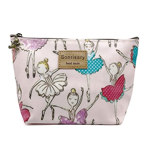 Best Makeup Bags for Kids #8 from Hunger Hunger Pink Ballet Girls Make-Up Cosmetic Bag Carry Case, 14 Patterns (P11417018)
