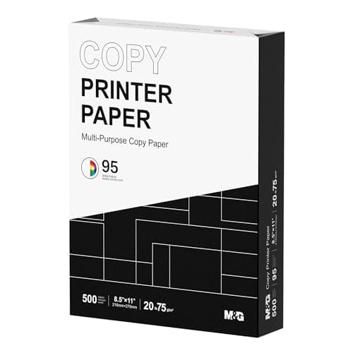 Best Copy Printer Papers #5 from M&G M&G Multipurpose Copy Printer Paper, 8.5 x 11, 20lb, 1 Ream (500 Sheets), 95 Bright, White