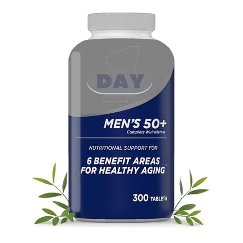 Best Multivitamins for Men #1 from Generic ¹'Day Men’s 50+ 300 Tablets