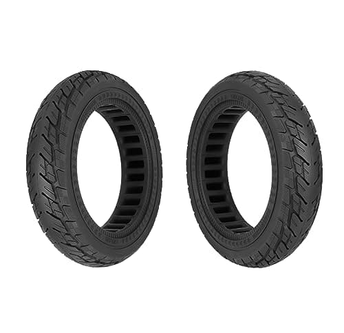 Best Segway Scooters for Adults #10 from ZAITUO ZAITUO 10 x 2.125 Honeycomb Tire, Air pocket Non-Pneumatic Solid Tyre for Segway Ninebot F Series (F20 F25 F30 F35 F40 F65) D28U Electric Kick Scooter Wheel Parts (2)