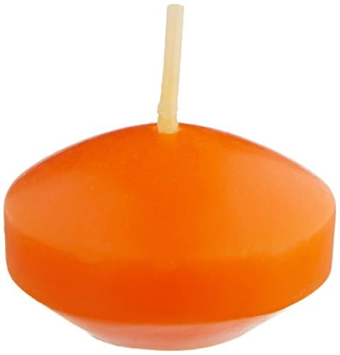 Best Pink Floating Candles #7 from Zest Candle Zest Candle 24-Piece Floating Candles, 1.75-Inch, Orange