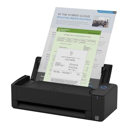 Best Duplex Scanners #10 from ScanSnap ScanSnap iX1300 Compact Wireless or USB Double-Sided Color Document, Photo & Receipt Scanner with Auto Document Feeder and Manual Feeder for Mac or PC, Black