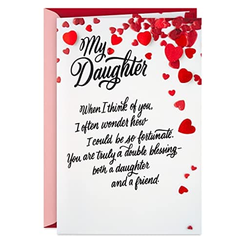 Best Valentine's Day Gifts for Daughter #4 from Hallmark Hallmark Valentines Day Card for Daughter (Daughter and Friend)