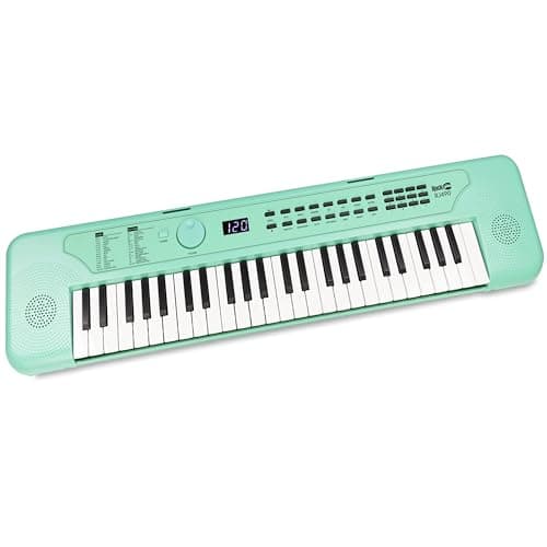 Best Piano Keyboards #5 from RockJam RockJam 49 Key USB Keyboard Piano with Lessons & Keynote Stickers