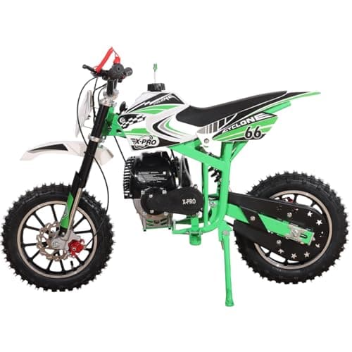 Best Dirt Bikes for Kids #9 from X-PRO X-PRO 40cc Kids Dirt Bike, 4-Stroke Gas Power Mini Pit Bike with Off-Road Tire and Disc Brake,Green