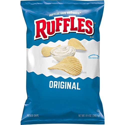 Best Potato Chips #5 from Ruffles Ruffles Potato Chips Original oz Bag, 8.5 Ounce