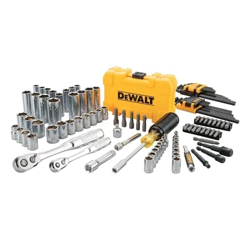 Best Socket Sets #5 from DEWALT DEWALT Mechanics Tools Kit and Socket Set, 1/4" & 3/8" Drive, SAE, 108-Piece (DWMT73801)