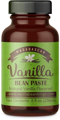 Best McCormick Sugars #1 from Vanilla Bean Kings Vanilla Bean Paste for Baking and Cooking - Gourmet Madagascar Bourbon Blend made with Real Vanilla Seeds - 8 Ounces