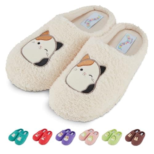 Best Kids Slippers #2 from Squishmallows Squishmallows Kids & Womens Slippers - Extra Cozy Fuzzy House Slip Ons