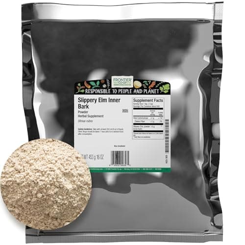 Best Slippery Elm Powders #9 from Frontier Co-op Frontier Co-op Ground Wildcrafted Slippery Elm Inner Bark 1lb