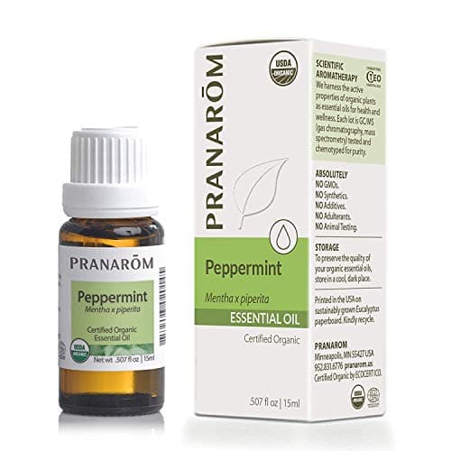 Best Peppermint Essential Oils #8 from Pranarom Pranarom USDA Certified Organic Peppermint Essential Oil (15ml), 100% Pure Undiluted Therapeutic Grade from India for Aromatherapy, Diffuser, Topical, Cooling, Massage & Relaxation