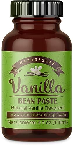 Best McCormick Sugars #6 from Vanilla Bean Kings Vanilla Bean Paste for Baking and Cooking - Gourmet Madagascar Bourbon Blend made with Real Vanilla Seeds - 4 Ounces