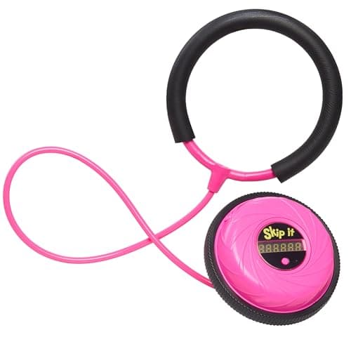 Best Ankle Skip Balls #10 from Just Play Just Play Skip It Retro Outdoor Toy, Light Up Ball and Digital Counter, Pink, Soft Foam Padded Ankle Ring, 31-inch Long, Screen Free Play, Toys for Kids Ages 5 Up