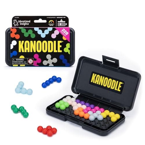 Best Educational Toys #4 from Educational Insights Educational Insights Kanoodle - Original 3D Brain Teaser Puzzle, Single Player Mind Challenge Toys, Handheld Travel Games, Challenging Logic Puzzles and Gifts for Kids, Teens & Adults Ages 7+