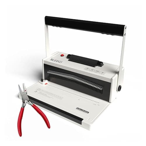 Best Binding Machines #9 from TruBind TruBind Coil Binding Machine with Electric Coil Inserter and Adjustable Side Margin | 20 Sheet Punch Capacity | Bind up to 440 Sheets | 46 Fully Disengageable Dies | 4:1 Pitch | 2-Year Warranty