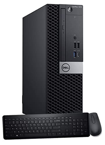 Best Desktop Computers #4 from Dell Dell OptiPlex 7070 SFF Desktop Computer PC, Intel 8 Core i7-9700 3.0GHz up to 4.70GHz,32GB DDR4 Ram New 1TB NVMe M.2 SSD,AX210 Built-in WiFi 6E,Windows 11 Pro, Wireless Keyboard & Mouse (Renewed)