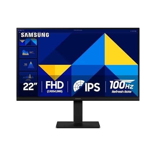 Best Monitor for Computers #9 from Samsung Samsung 22" (S30GD) Essential Monitor with IPS Panel and Tilt Only Stand, 100Hz Refresh Rate, Ergonomic Design, Advanced Eye Care, Game Mode, LS22D304GANXZA