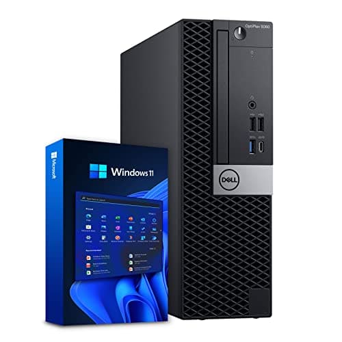 Best Desktop Computers #3 from Dell Dell Windows 11 Desktop Computer OptiPlex 5060 | Intel Core i5-8500 Six Core (4.3GHz Turbo) | 16GB DDR4 RAM | 500GB SSD Solid State + 1TB HDD | WiFi + Bluetooth | Home or Office PC (Renewed)