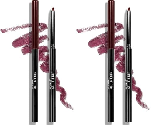Best Liner Pencil for Lips #5 from wet n wild wet n wild Lip Liner, Plum Together, Matte | Retractable | Gel Formula | Pencil Format | Pack of 2